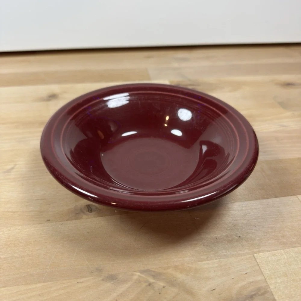 Homer Laughlin Fiesta 6 1/2 Inch Stackable Cereal Bowl 11 OZ Cinnabar Fiestaware
